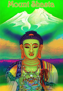 Art Tee Shirt《Mt.Shasta Light Shines Buddha》