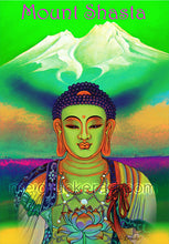 Load image into Gallery viewer, Art Tee Shirt《Mt.Shasta Light Shines Buddha》