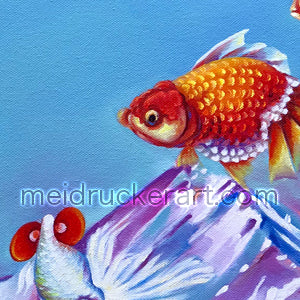 7"x5" Art Print《Flying Fish》