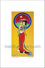 Load image into Gallery viewer, 13.5&quot;x21&quot; Art Matted Print《Lotus Buddha》