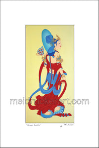 10"x15" Art Matted Print《Guanyin Buddha》
