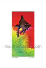 Load image into Gallery viewer, 13.5&quot;x21&quot; Art Matted Print《Moor Goldfish》