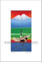 Load image into Gallery viewer, 13.5&quot;x21&quot; Art Matted Print《Dancing Crane》