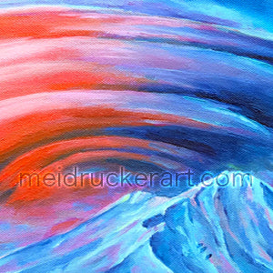 7"x5" Art Print《Mt.Shasta Spaceship》