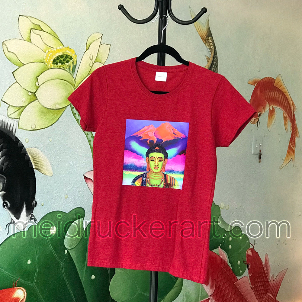 Art Tee Shirt《Mt.Shasta Rainbow Buddha》