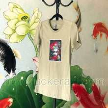 Load image into Gallery viewer, Art Tee Shirt《Flower and Buddha》