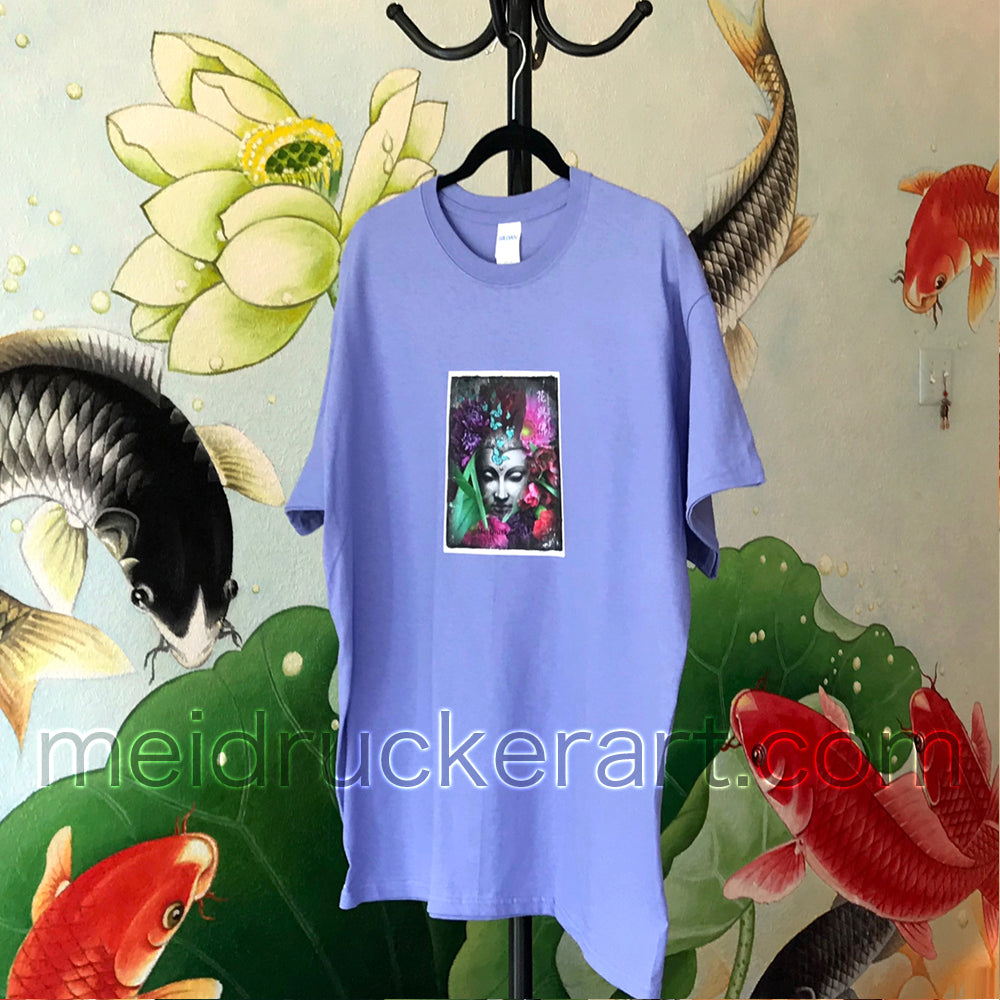 Art Tee Shirt《Flower and Buddha》