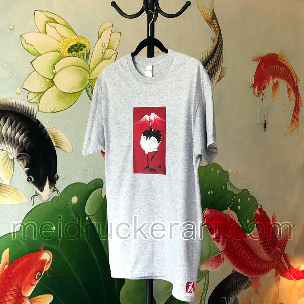 Art Tee Shirt《Red Crane》