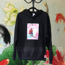 Load image into Gallery viewer, Art Hooded Sweatshirt《Ancient Altai Skier》