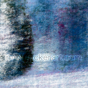 3.7"x2.5" Art Sticker《Winter 》