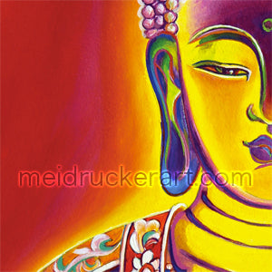 8"x10" Art Matted Print《Golden Buddha》