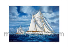 Load image into Gallery viewer, 16.5&quot;x11.69&quot; Art Paper Print《Sailboat》