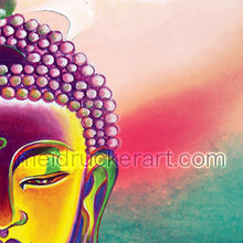 Load image into Gallery viewer, 2.5&quot;x3.7&quot; Art Sticker《Mt.Shasta Golden Buddha》