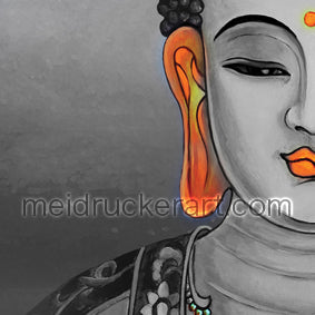8"x10" Art Matted Print《Mt.Shasta Snow Buddha》