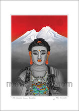 Load image into Gallery viewer, 5&quot;x7&quot; Art Paper Print《Mt.Shasta Snow Buddha》