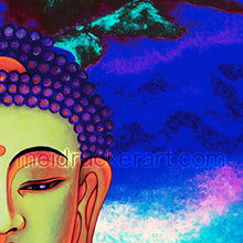 Load image into Gallery viewer, 5"x7" Art Card《Mt.Shasta Full Moon Buddha》
