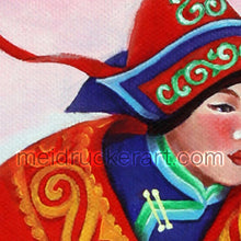 Load image into Gallery viewer, 5&quot;x7&quot; Art Card《Ancient Altai Skier》