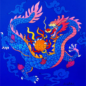 Art Tee Shirt《Blue Dragon》