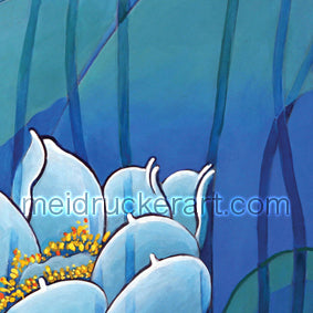 8.5"x11" Art Print《Blue Lotus》