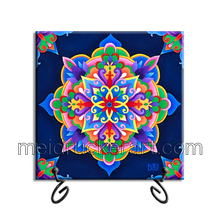 Load image into Gallery viewer, 4&quot;x4&quot; Art Ceramic Tile Print《Mandala》