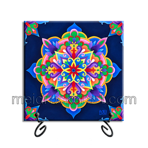 4"x4" Art Ceramic Tile Print《Mandala》
