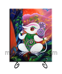 8"x10" Art Ceramic Tile Print《Rat》