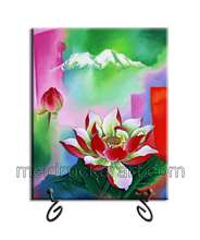 Load image into Gallery viewer, 8&quot;x10&quot; Art Ceramic Tile Print《Mt.Shasta Lotus》