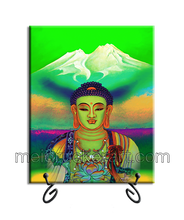 Load image into Gallery viewer, 8&quot;x10&quot; Art Ceramic Tile Print《Mt.Shasta  Light Shines Buddha》