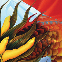 Load image into Gallery viewer, 8&quot;x10&quot; Art Ceramic Tile Print《Dragon over the Mountain》