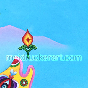 5"x7" Thank You Card《Earth Dog》
