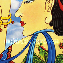 Load image into Gallery viewer, 8.5&quot;x11&quot; Art Paper Print《Lotus Buddha》