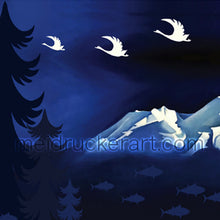 Load image into Gallery viewer, 3.7&quot;x2.5&quot; Art Magnet《Fairyland Mt.Shasta》