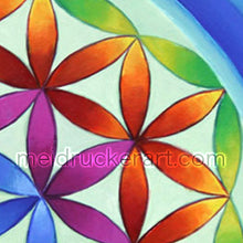 Load image into Gallery viewer, 18&quot;x18&quot; Art Printed Wall Hanging《Flower of Life》