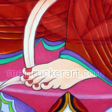 Load image into Gallery viewer, 16.5"x28.5" Art Printed Wall Hanging《Guanyin Buddha》