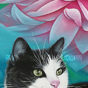 8.5"x11" Art Paper Print《Lucky Cat》