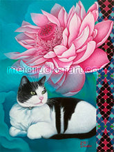 Load image into Gallery viewer, Art Tee Shirt《LuckyCat》