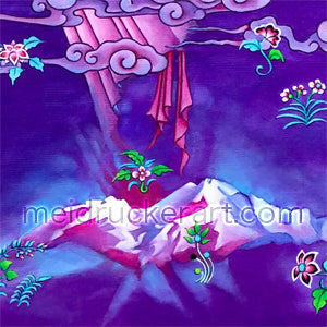 8''x11'' Art Printed Wall Hanging《Moon Fairy》