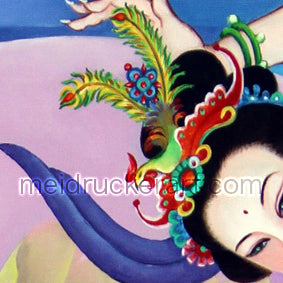 8''x11'' Art Printed Wall Hanging《Moon Fairy》