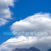 Load image into Gallery viewer, 5&quot;x7&quot; Happy Birthday Card《Dragon Clouds on the Mt.Shasta》