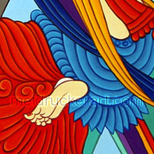 Load image into Gallery viewer, 20&quot;x21&quot; Art Printed Wall Hanging《Music Buddha》