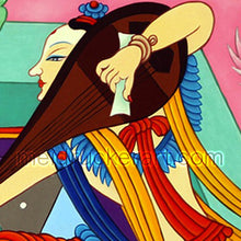 Load image into Gallery viewer, 20&quot;x21&quot; Art Printed Wall Hanging《Music Buddha》