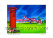 Load image into Gallery viewer, 7"x5" Art Print《Sri Lanka Pink Post Office》