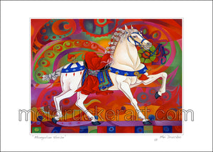 7"x5" Art Print《Mongolian Horse》