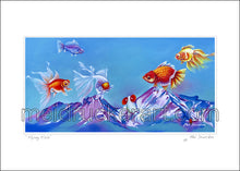Load image into Gallery viewer, 7&quot;x5&quot; Art Print《Flying Fish》