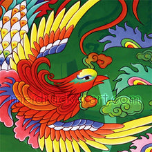Load image into Gallery viewer, 8&quot;x10&quot; Art Ceramic Tile Print《Phoenix Enjoy the Sky》