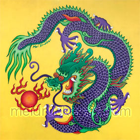 Art Tee Shirt《Purple Dragon》