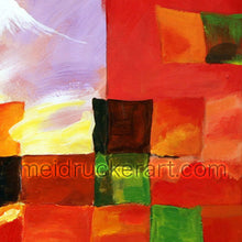 Load image into Gallery viewer, 4"x4" Art Ceramic Tile Print《Red Symphony》
