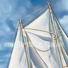 Load image into Gallery viewer, 11&quot;x8.5&quot; Art Paper Print《Sailboat》