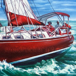 8"x10" Art Matted Print《Sailboat》