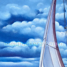 Load image into Gallery viewer, 8.5&quot;x11&quot; Art Paper Print《Sailboat》